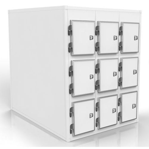 Leichenkühlzelle für Leichentragen - SMC 40/01500 - KUGEL medical GmbH & Co. KG - 15 Körper / mit Frontöffnung / für temporäre Lagerung
