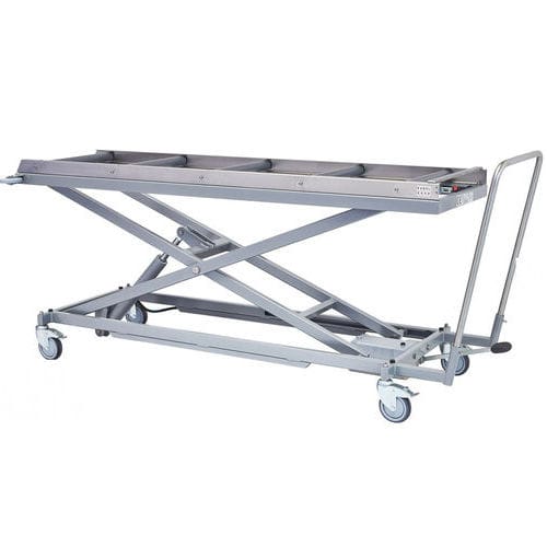 Sargwagen - HTW 50/250-R1-M-1650 - KUGEL medical GmbH & Co. KG - für Transport / für Materialumschlag / Edelstahl