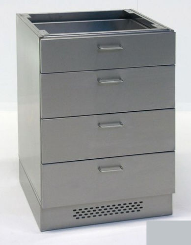 Schrank für Laugen - UBS-SB-5-400 - KUGEL medical GmbH & Co. KG - Labor / mit Schublade / Edelstahl