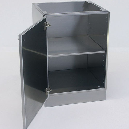 Schrank für Laugen - UBS-FT-400 - KUGEL medical GmbH & Co. KG - Labor / mit Regal / mit Flügeltür