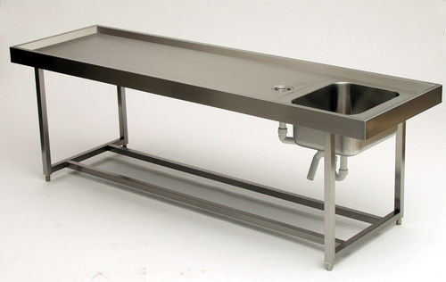 Tisch für Autopsie - ST 10/400 - KUGEL medical GmbH & Co. KG - zum Sezieren / Leichenwaschung / Anatomie