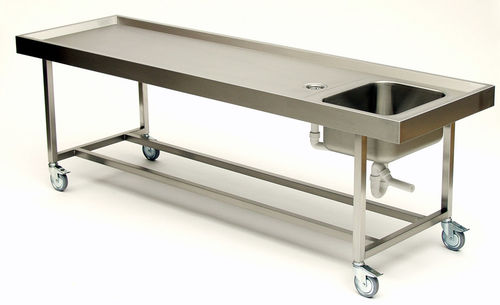 Tisch für Autopsie - ST 10/500 - KUGEL medical GmbH & Co. KG - zum Sezieren / Leichenwaschung / Anatomie