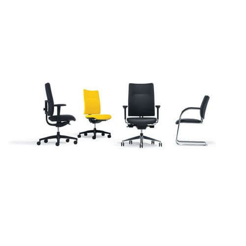 Bürostuhl mit Armlehnen - 9200 Papilio - Kusch+Co GmbH - auf Rollen / mit hoher Rückenlehne / ergonomisch