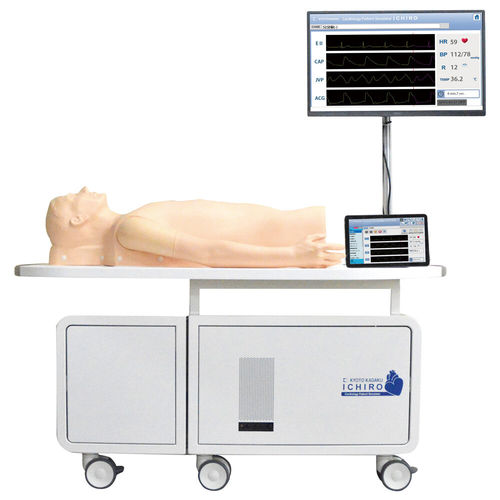 Patientensimulator für Auskultation - MW10 - Kyoto Kagaku  - für kardiopulmonale Behandlung / Oberkörper