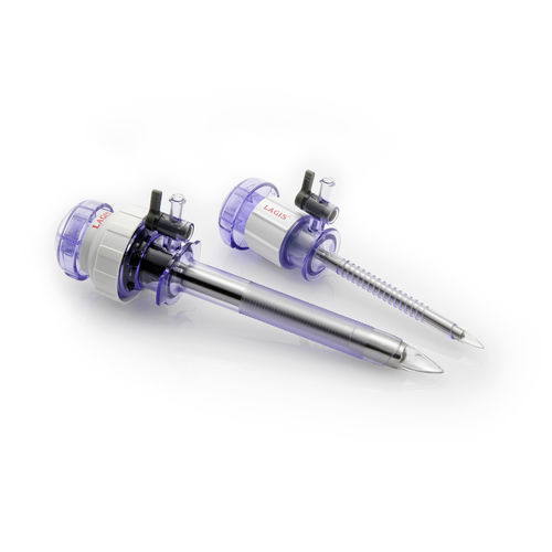 Laparoskopischer Trokar - Port™ TR - Lagis Endosurgical - mit Einblaseport / mit Verschlussstopfen