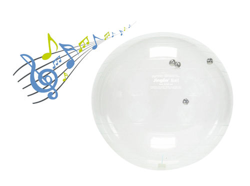 Großer Pilatesball - Jinglin’ Ball - Ledraplastic - Glocken / für Erwachsene