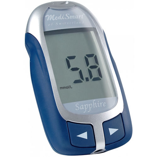 Automatisches Blutzuckermessgerät - Sapphire - Lobeck Medical AG - ohne Code / mit Stechhilfe / USB