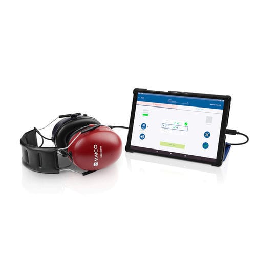 Audiometer für Screening - easyTone - MAICO Diagnostics - für pädiatrische Audiometrie / für Audiometrie für Erwachsene / tabletbasiert