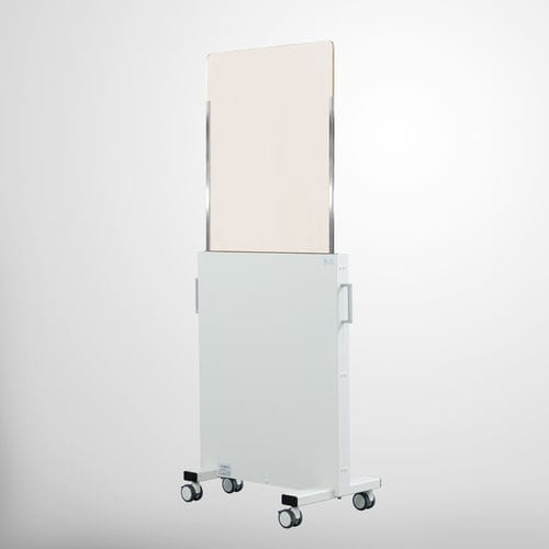 Röntgenstrahlen-Strahlenschutzschild - WD257 series - MAVIG  - mobil / mit Fenster