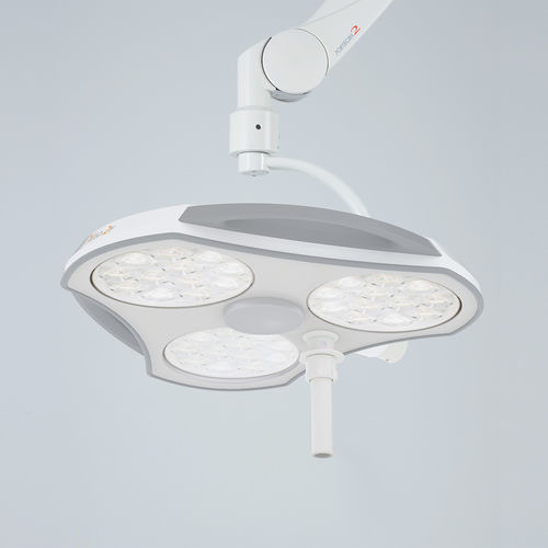Deckenmontierte OP-Leuchte - YLED-2F - MAVIG  - LED / für OP-Saal / mit Videokamera
