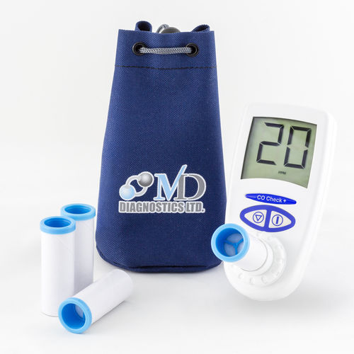 Kohlenstoffmonoxid-Atemtestgerät - CO Check + - MD Diagnostics Ltd - zur Tabakentwöhnung / elektronisch / Handgerät