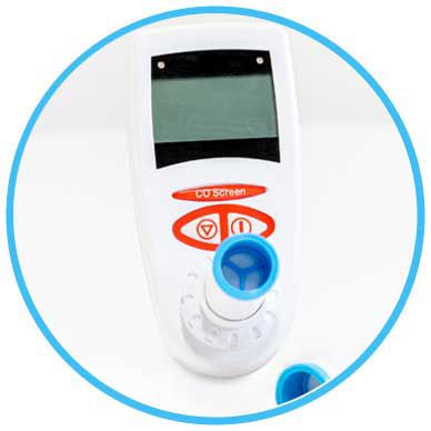 Kohlenstoffmonoxid-Atemtestgerät - CO Screen - MD Diagnostics Ltd - Notfall / elektronisch / Handgerät