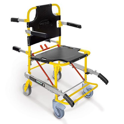 Patienten-Transportstuhl / mit Treppensteighilfe - QUICK 659/Y - MEBER - für den Innenraum / für Außenbereich / drehbar