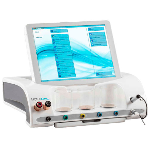 Bioresonanztherapie-Gerät / Gelenkschmerzen - MORA® NOVA - Med-Tronik - für Entzündungen / dermatologische Probleme / Tisch
