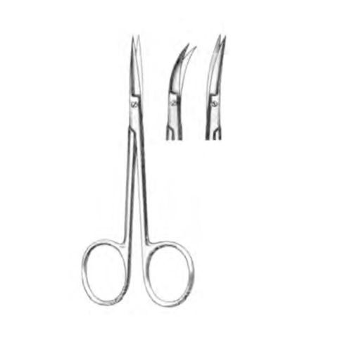 Schere für Chirurgie - 0411 series - Medgyn Products - Iris / für Humanmedizin / gebogen