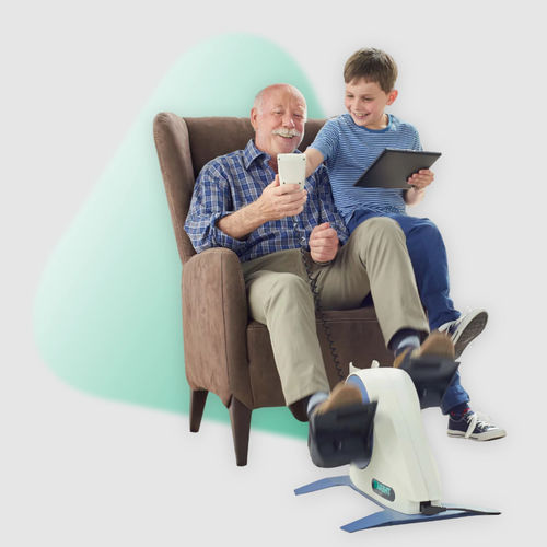 Bewegungstrainer für Arme und Beine - mobi - THERA TRAINER - sitzende Position