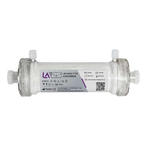 Patronen-Filterkerze - LA25 - MEDICA - Blut / Hämodialyse / für Leukapherese