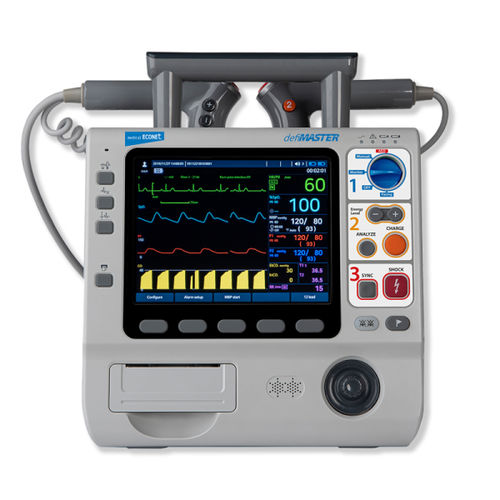 Halbautomatischer externer Defibrillator - defiMASTER - Medical Econet  - manuell / zweiphasig