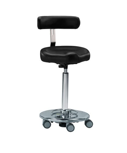 OP-Hocker - 366026 and 366021  - medifa - höhenverstellbar / mit Rückenlehne / mit Fußstütze