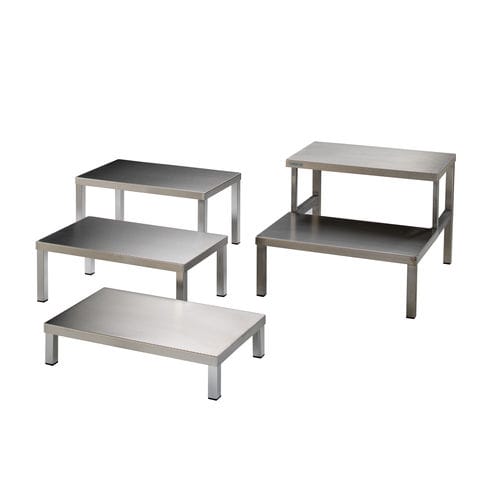 Stufentritt mit 1 Stufe - 3655 series - medifa - mit 2 Stufen / mit 3 Stufen / Edelstahl