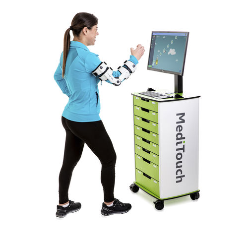 Rehabilitationssystem für Armbeweglichkeit - ArmTutor™ - MediTouch - computerbasiert