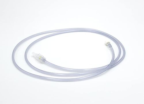 Angiographie-Schlauch - 315130-000 - MEDTRON - PVC / rechtsseitig / transparent