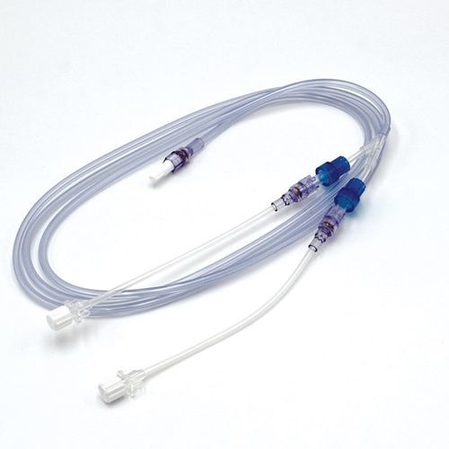 Angiographie-Schlauch - 317187-000 - MEDTRON - rechtsseitig / transparent