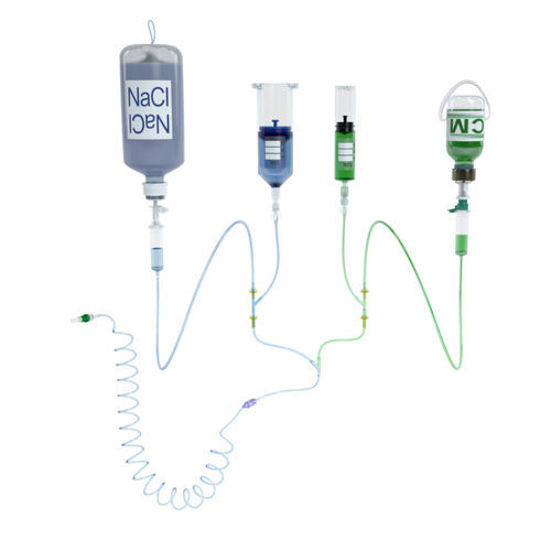 Infusionsset mit Filter zur Vorbeugung von Partikel-Kontamination - MEDTRON - mit Tropfkammer