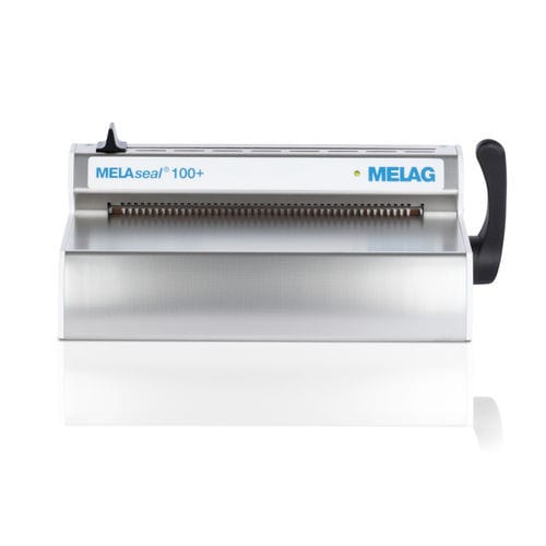 Medizinische Heißsiegelmaschine - MELAseal 100+  - MELAG - halbautomatisch / Tisch / Band