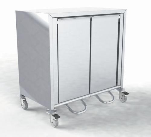 Wagen für Kliniken - AUGUSTA - Mercura Industries - Mehrzweck / Abfall / Aluminium