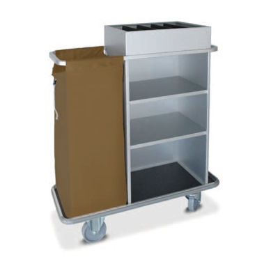 Sackhalterwagen für saubere Wäsche - RIVIERA - Mercura Industries - mit Regal / 1 Sack