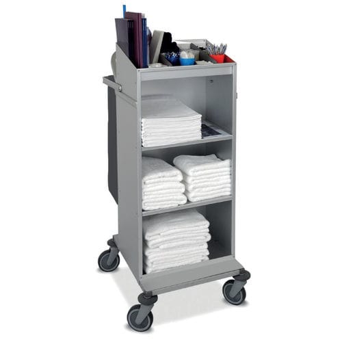Sackhalterwagen für saubere Wäsche - FRONSAC - Mercura Industries - mit Regal / 1 Sack