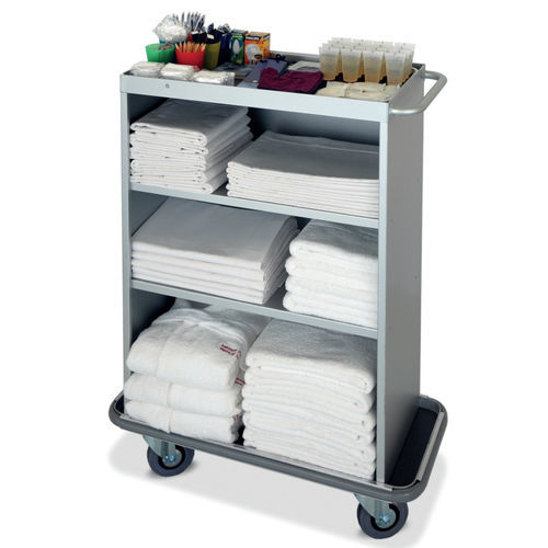 Sackhalterwagen für saubere Wäsche - DETROIT - Mercura Industries - mit Regal / 1 Sack