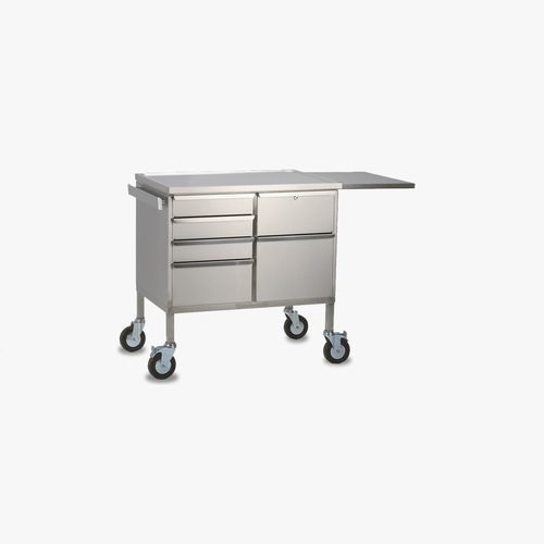 Wagen für Anästhesie - 650 - Merivaara - medizinisch / für Instrumente / für Katheter