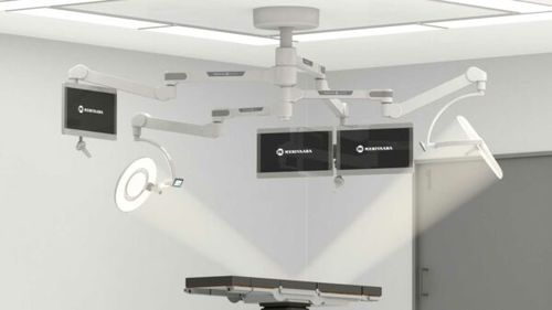 Tragarm für Chirurgie - QUAD - Merivaara - deckenmontiert