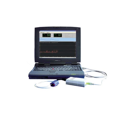 Fingerpulsoximeter - OXY-TEST 2000M - MES  - medizinisch / USB / digital