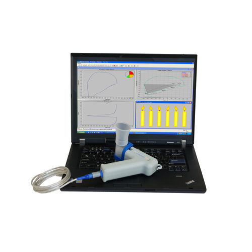 Digitales Spirometer - Lungtest Handy  - MES  - tragbar / mit USB-Anschluss