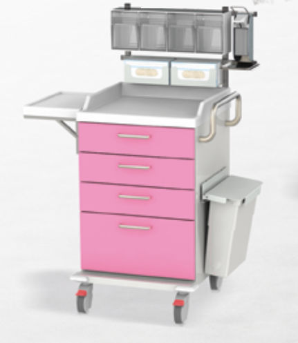 Wagen für Kliniken - LEO 3 - Metallwarenfabrik Walter H. Becker  - Notfall / für Instrumente / Geräte