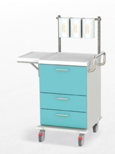 Wagen für Kliniken - LEO 4 - Metallwarenfabrik Walter H. Becker  - Notfall / Geräte / mit Schublade