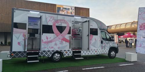 Mobiler Raum für Radiologie / für Mammographie - Rosa - METALTRONICA