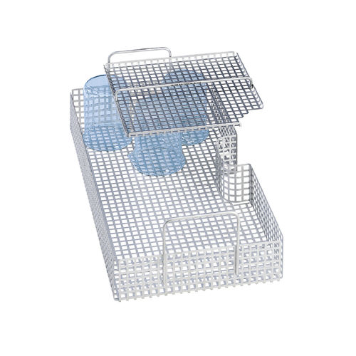 Sterilisationskorb für Instrumente - A 14 - Miele & Cie. KG - perforiert / Edelstahl