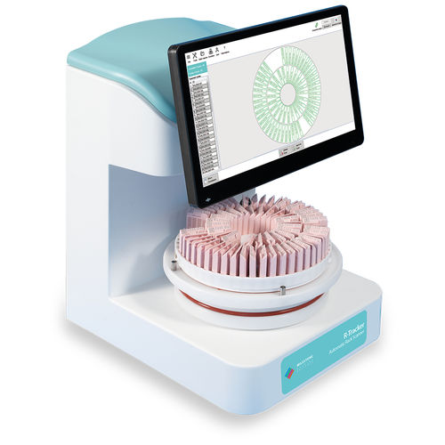 Data Matrix Scanner / Labor - R-Tracker - MILESTONE - Tisch