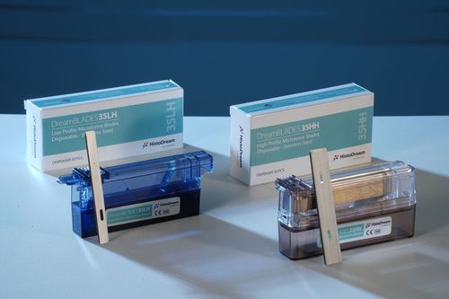Polier-Mikrotomklinge - DreamBLADES - MILESTONE - zum Einmalgebrauch