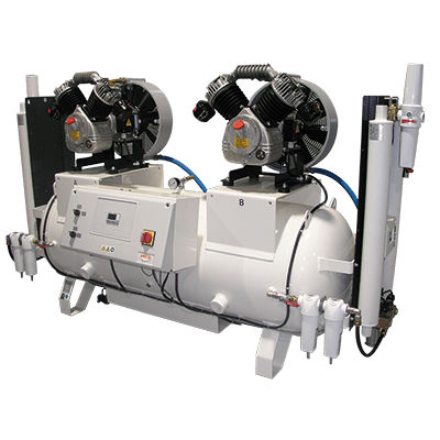 Medizinisches Luft-Kompressionssystem - AIRMIL’S 1/2 - MIL'S - Kolben / modular / geschmiert