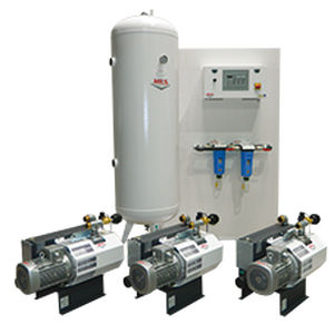 Medizinisches Vakuumsystem - HOSPIVAC G - MIL'S - Drehschieber / Klauen / modular