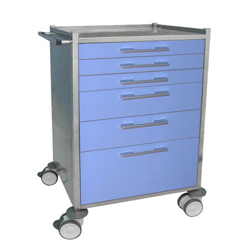 Wagen für Kliniken - M2001-F - Mobiclinic - Mehrzweck / Vielzweck / Edelstahl
