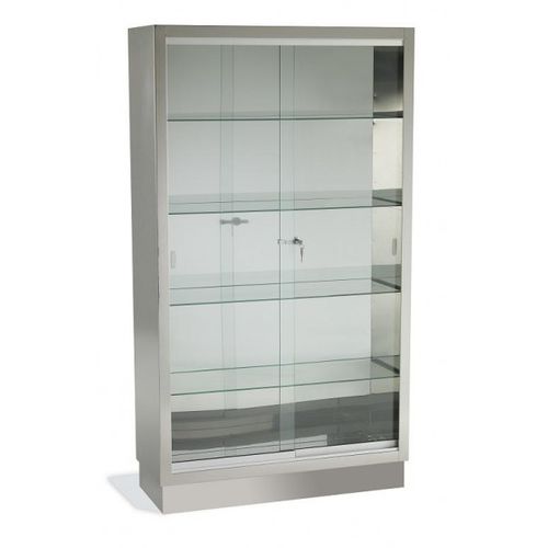 Schrank für Instrumente - M6010 - Mobiclinic - für Krankenhaus / mit Regal / Edelstahl