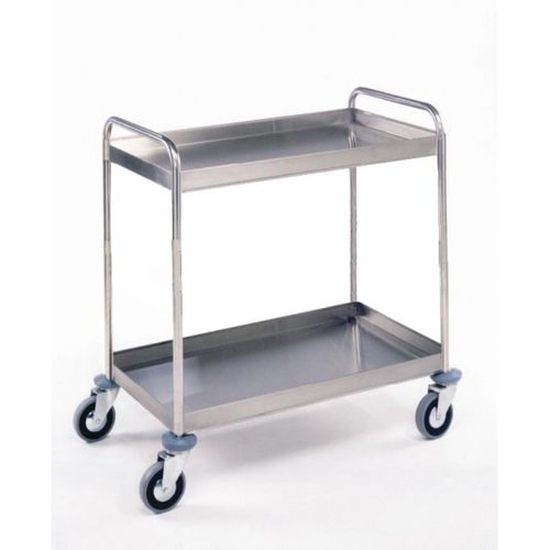Medizinischer Wagen - M075B-2 - Mobiclinic - für Instrumente / für Transport / Edelstahl