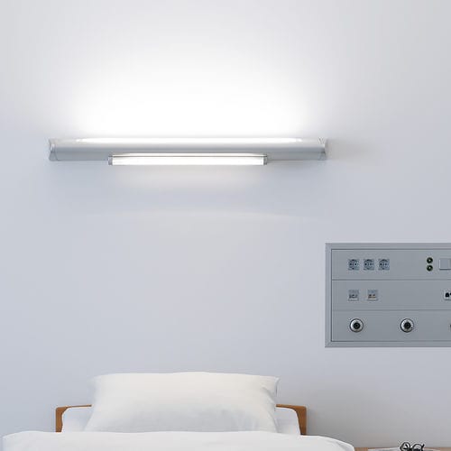 Wandleuchte für Gesundheitseinrichtungen - belia - modul technik - für Langzeitpflege / für Krankenhaus
