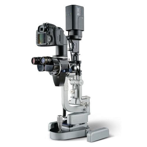 Digitale Spaltlampe - BX 900 - Haag-Streit Surgical - Tisch